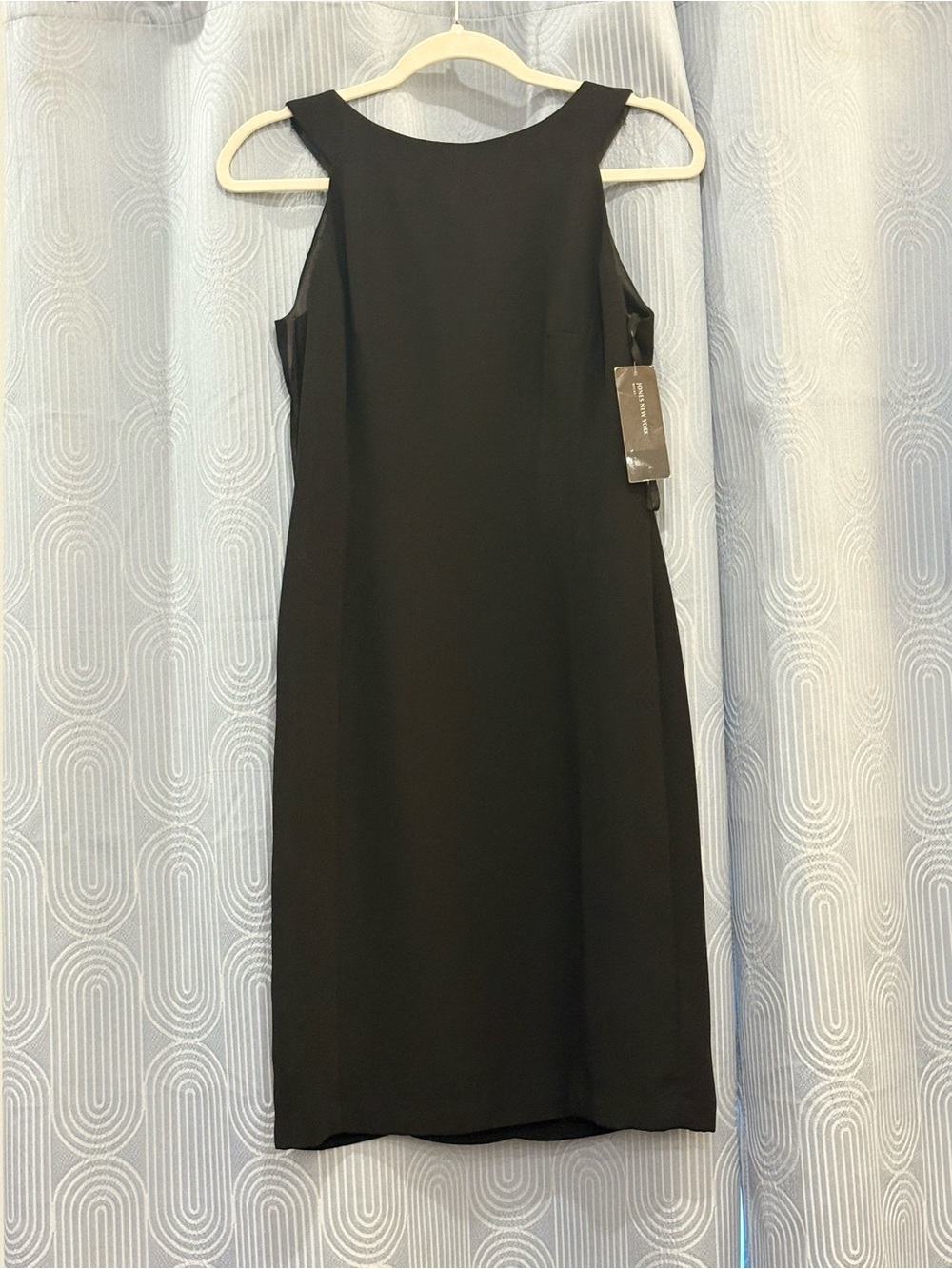 Jones New York Classic Little Black Midi Sheath Dress - Size 4